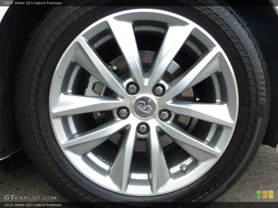 2015 Infiniti Q50 Hybrid Premium Wheel and Tire Photo #109961378