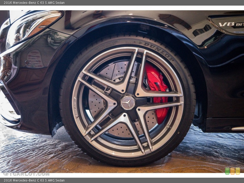 2016 Mercedes-Benz C 63 S AMG Sedan Wheel and Tire Photo #109987824
