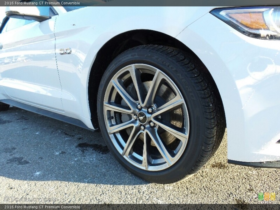 2016 Ford Mustang GT Premium Convertible Wheel and Tire Photo #110015814