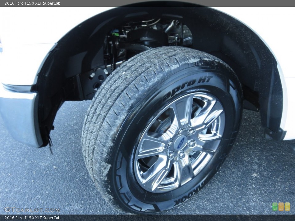 2016 Ford F150 XLT SuperCab Wheel and Tire Photo #110044095