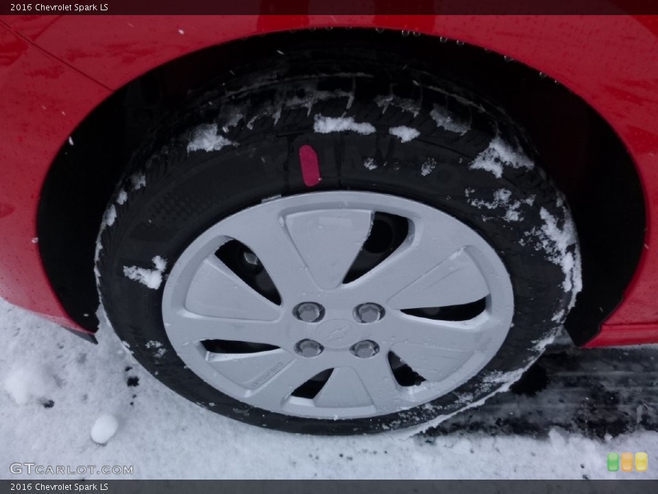 2016 Chevrolet Spark LS Wheel and Tire Photo #110050580