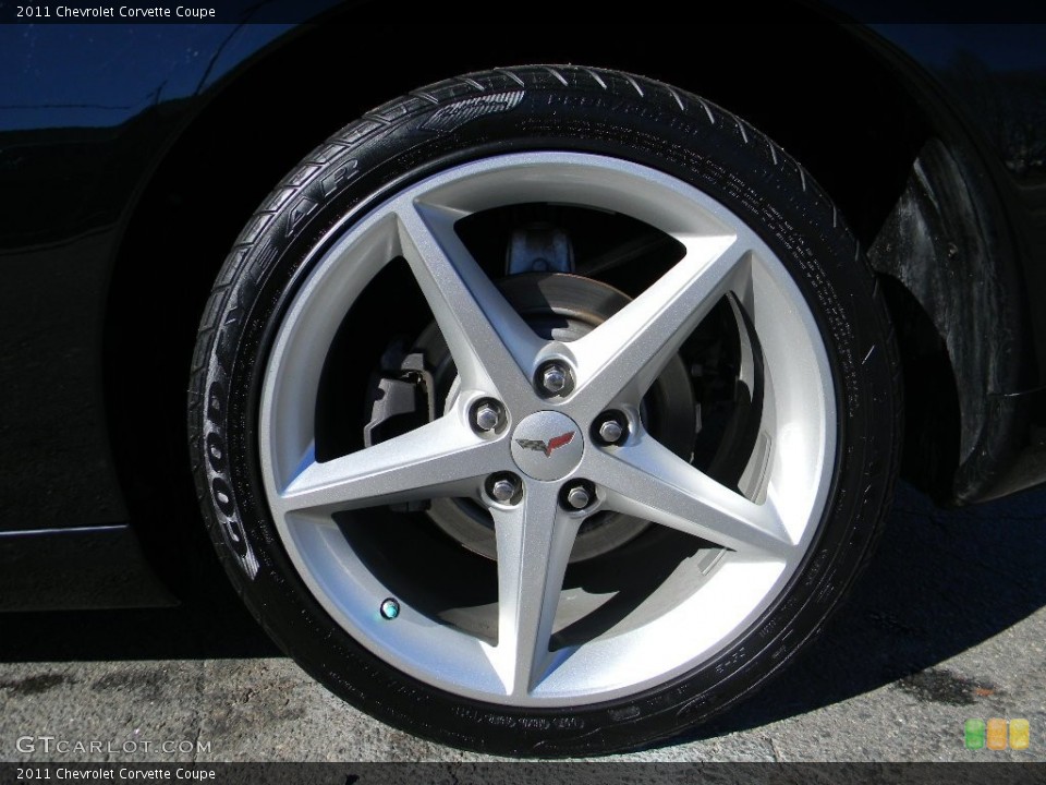 2011 Chevrolet Corvette Coupe Wheel and Tire Photo #110063455