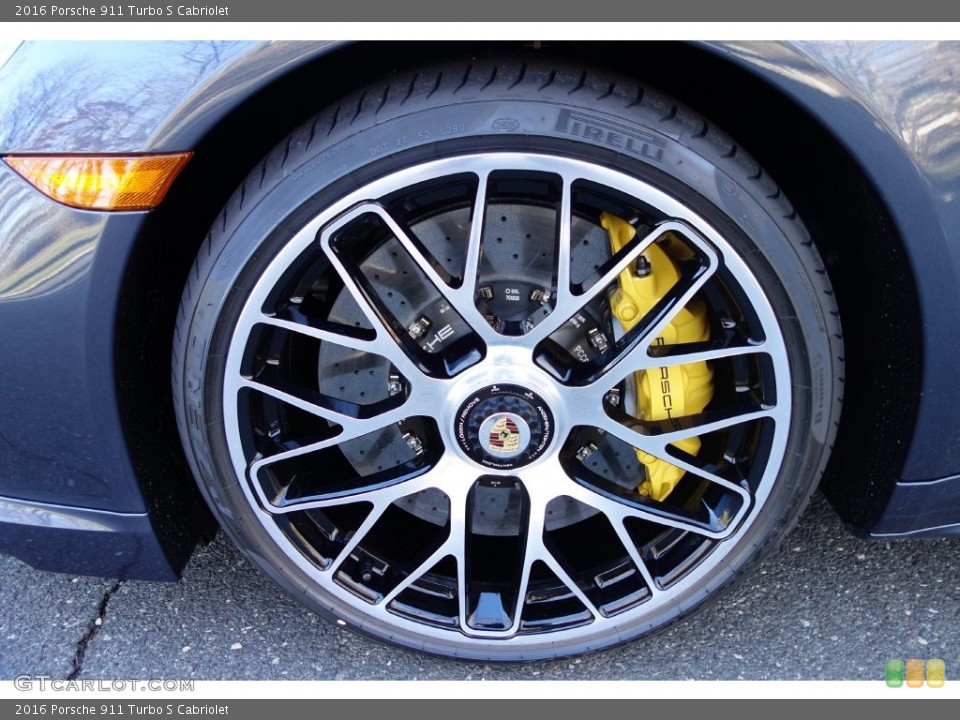 2016 Porsche 911 Turbo S Cabriolet Wheel and Tire Photo #110066496