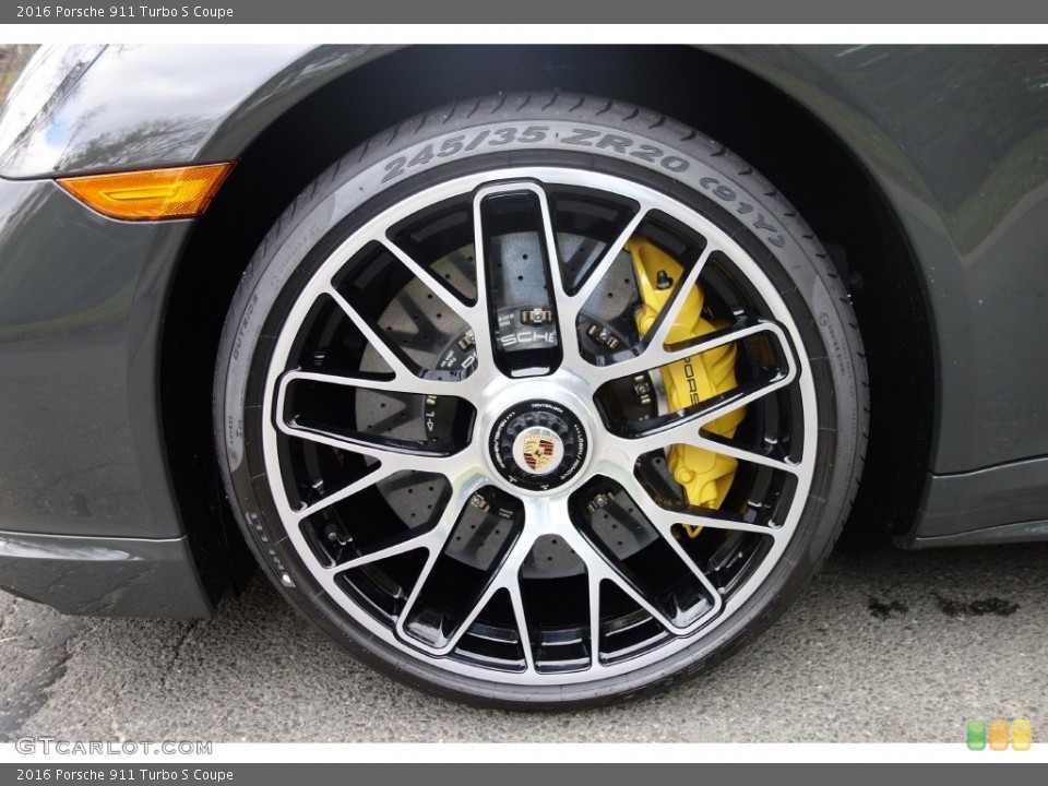 2016 Porsche 911 Turbo S Coupe Wheel and Tire Photo #110067115
