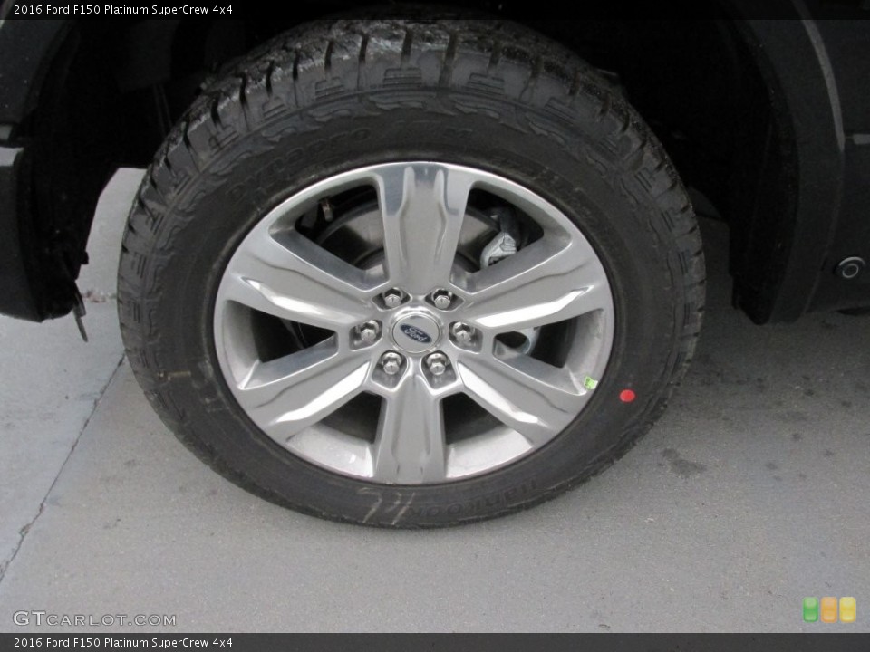 2016 Ford F150 Platinum SuperCrew 4x4 Wheel and Tire Photo #110091131