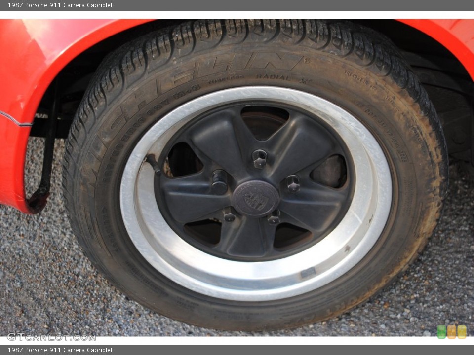 1987 Porsche 911 Carrera Cabriolet Wheel and Tire Photo #110118324