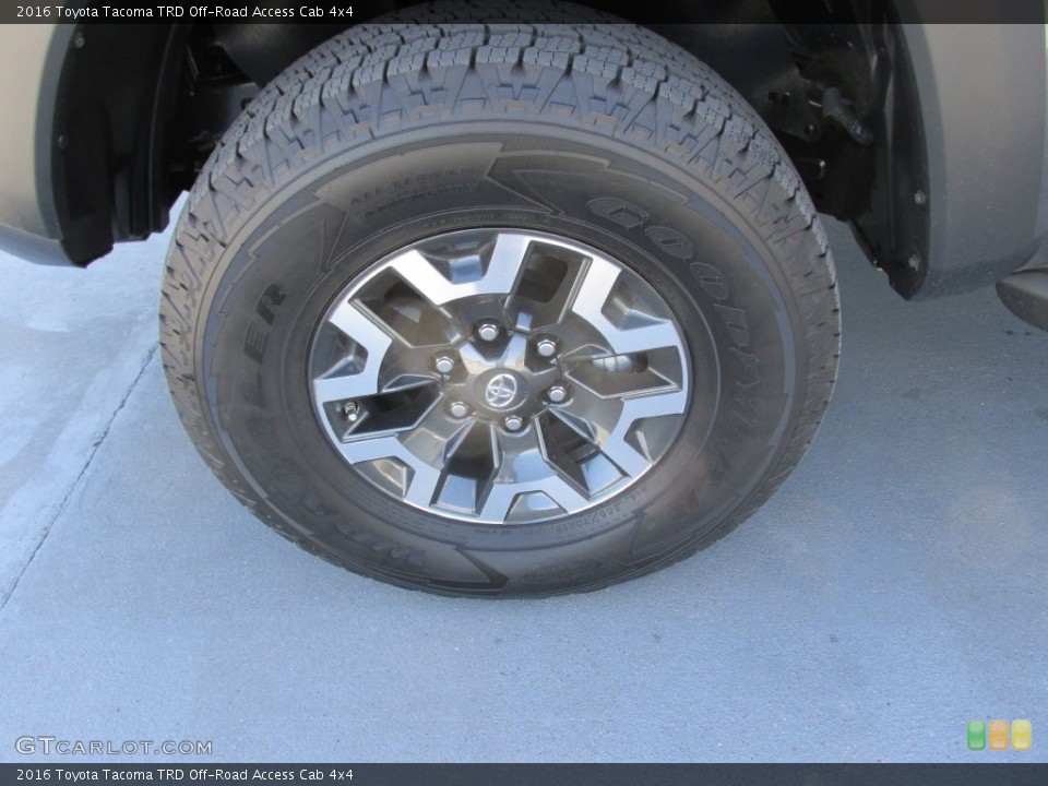 2016 Toyota Tacoma TRD Off-Road Access Cab 4x4 Wheel and Tire Photo #110142532