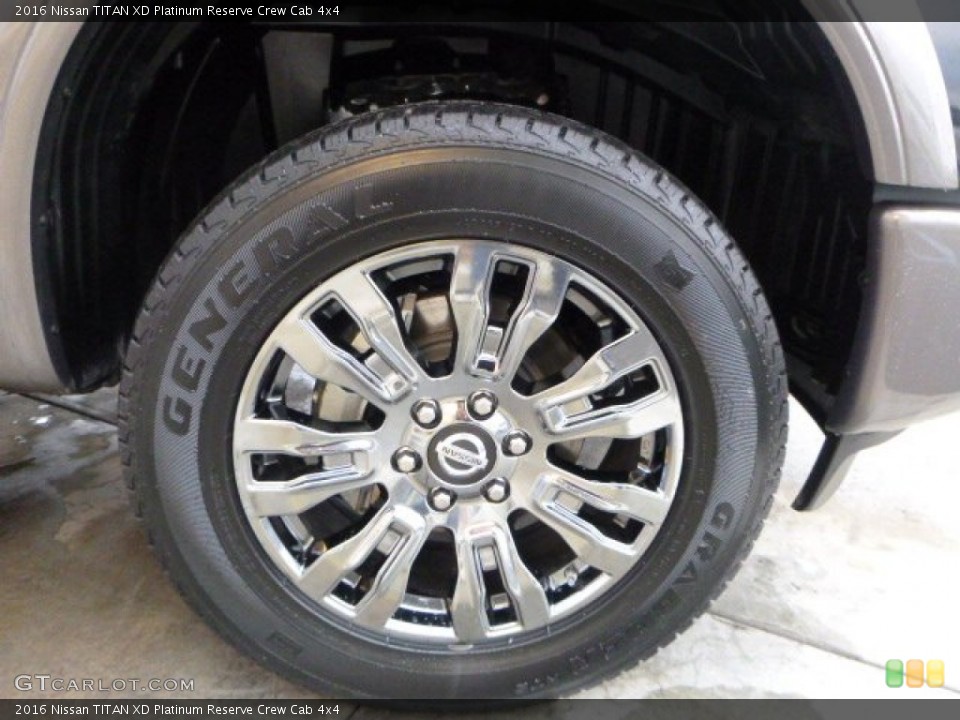 2016 Nissan TITAN XD Platinum Reserve Crew Cab 4x4 Wheel and Tire Photo #110160187