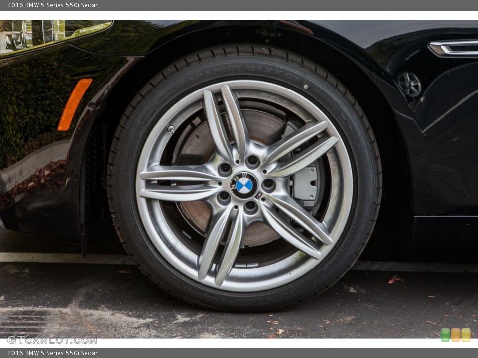 2016 BMW 5 Series 550i Sedan Wheel and Tire Photo #110164951