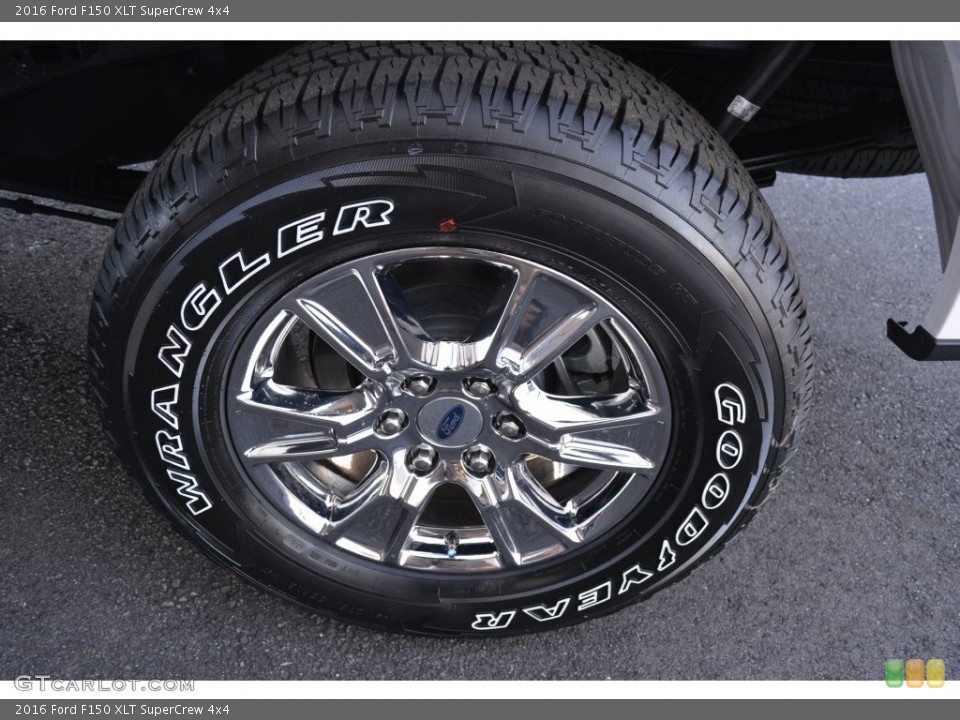 2016 Ford F150 XLT SuperCrew 4x4 Wheel and Tire Photo #110167129