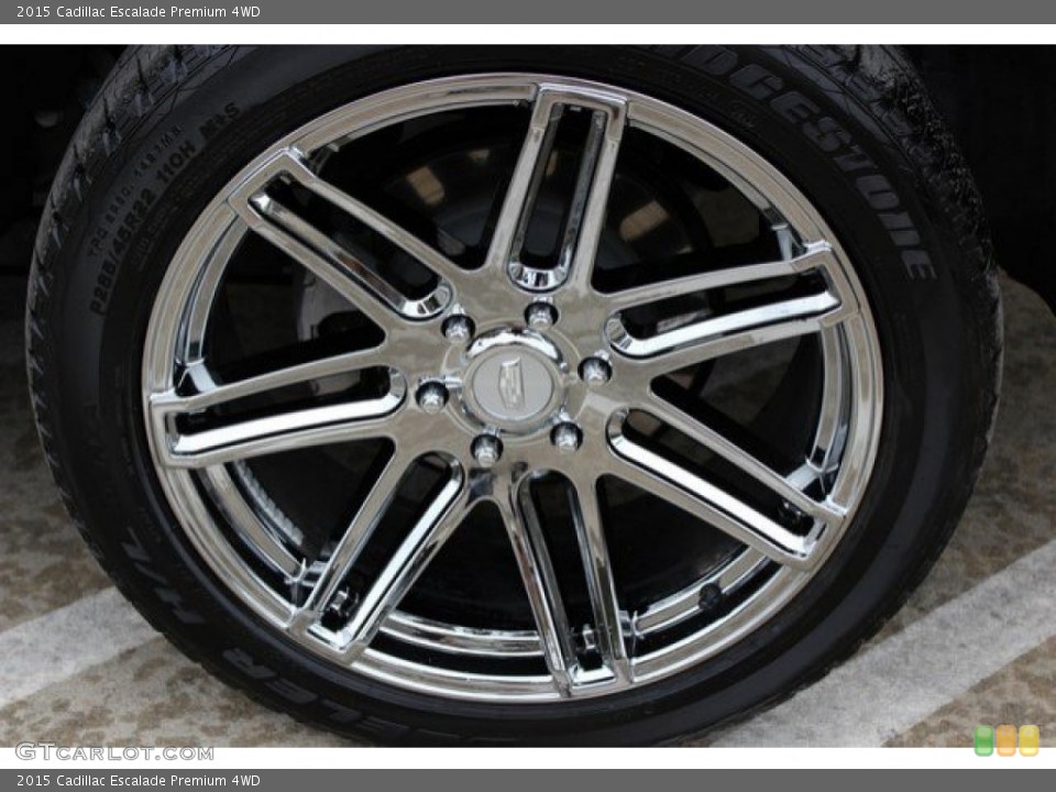 2015 Cadillac Escalade Premium 4WD Wheel and Tire Photo #110170069