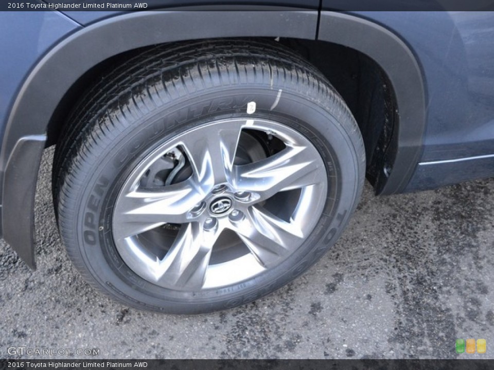2016 Toyota Highlander Limited Platinum AWD Wheel and Tire Photo #110171794