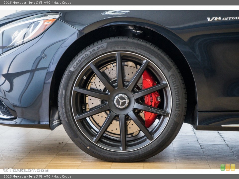 2016 Mercedes-Benz S 63 AMG 4Matic Coupe Wheel and Tire Photo #110182609