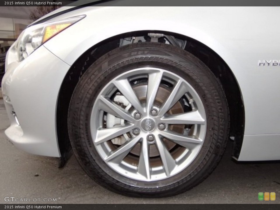 2015 Infiniti Q50 Hybrid Premium Wheel and Tire Photo #110203318