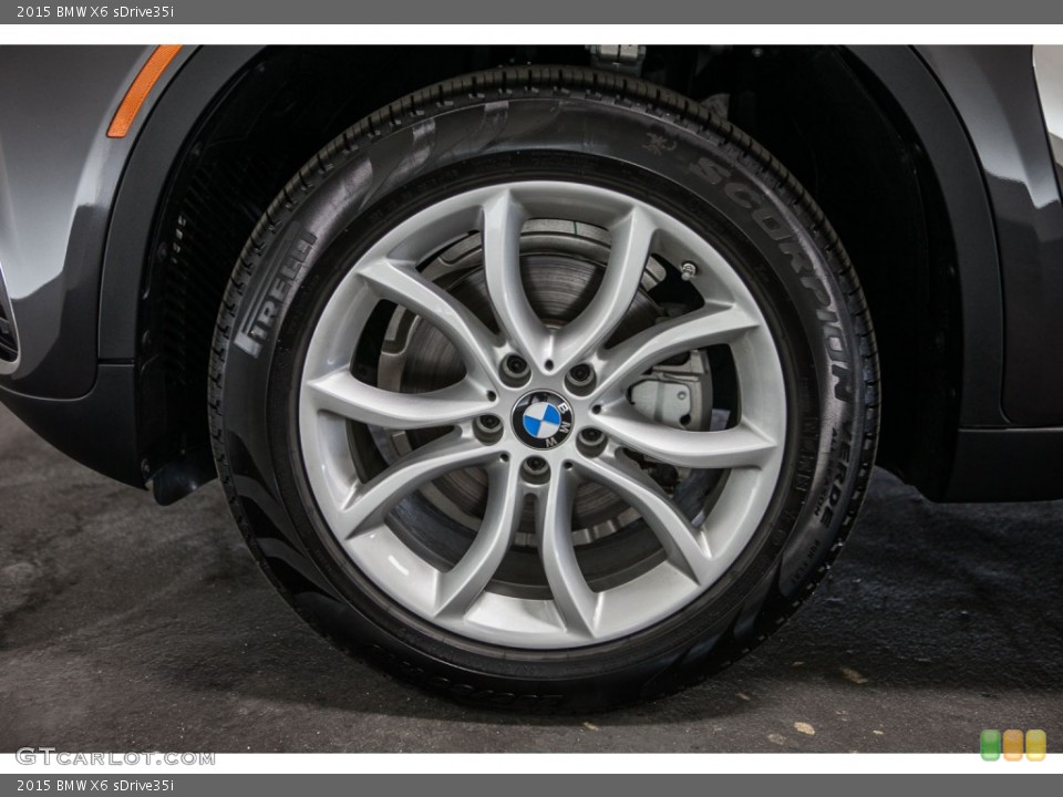 2015 BMW X6 sDrive35i Wheel and Tire Photo #110233016