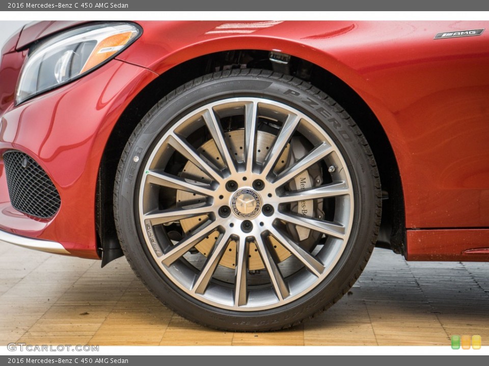 2016 Mercedes-Benz C 450 AMG Sedan Wheel and Tire Photo #110236943