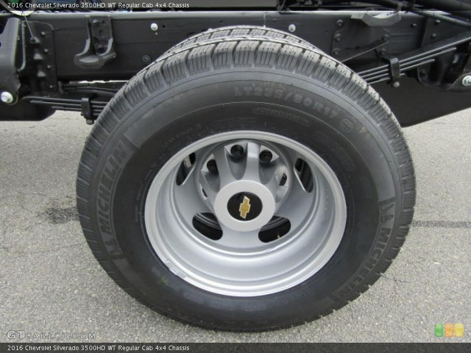 2016 Chevrolet Silverado 3500HD WT Regular Cab 4x4 Chassis Wheel and Tire Photo #110239823