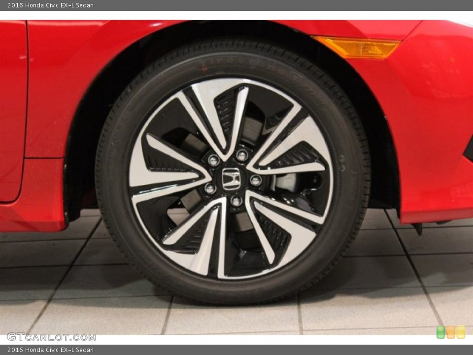 2016 Honda Civic EX-L Sedan Wheel and Tire Photo #110247894