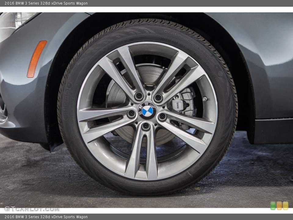 2016 BMW 3 Series 328d xDrive Sports Wagon Wheel and Tire Photo #110284503