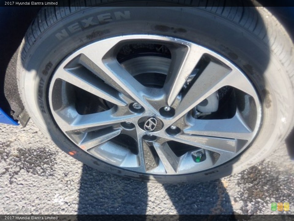 2017 Hyundai Elantra Limited Wheel and Tire Photo #110285148