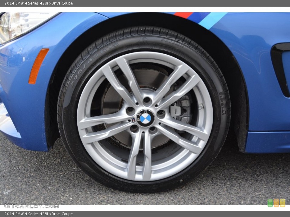 2014 BMW 4 Series 428i xDrive Coupe Wheel and Tire Photo #110295495
