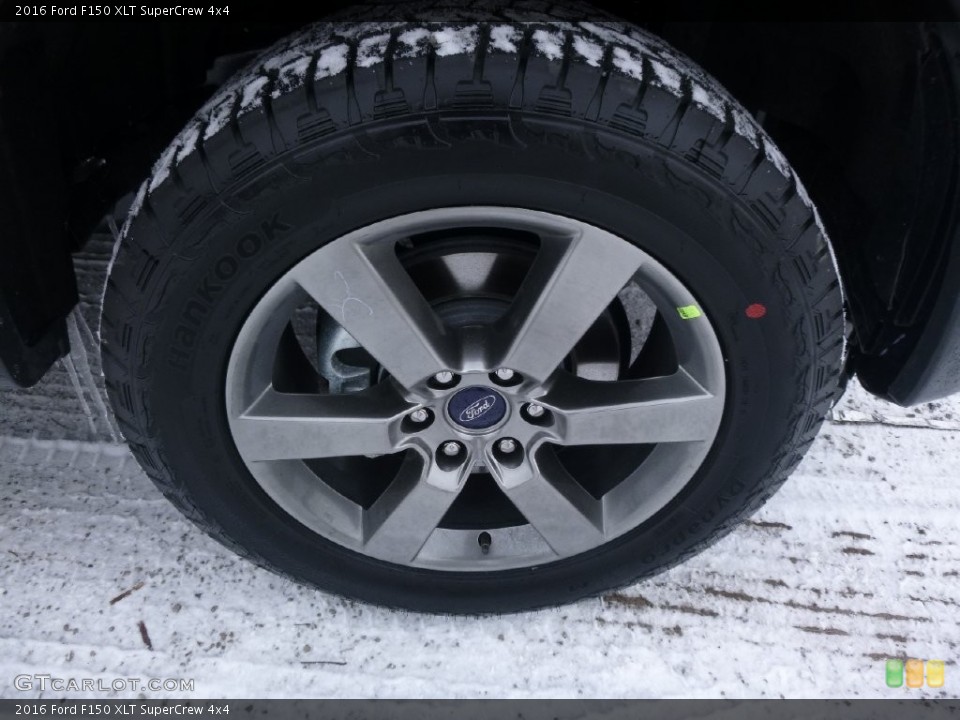 2016 Ford F150 XLT SuperCrew 4x4 Wheel and Tire Photo #110320490