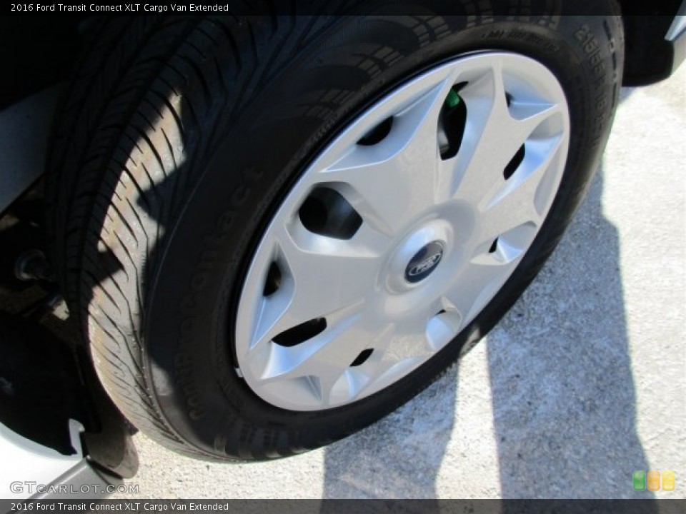 2016 Ford Transit Connect XLT Cargo Van Extended Wheel and Tire Photo #110345905