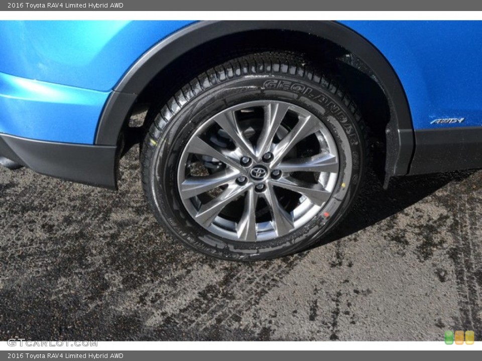 2016 Toyota RAV4 Limited Hybrid AWD Wheel and Tire Photo #110379796