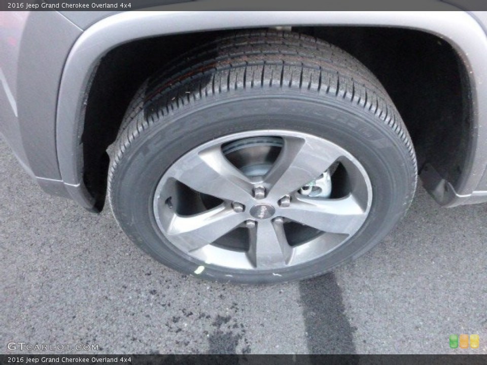 2016 Jeep Grand Cherokee Overland 4x4 Wheel and Tire Photo #110421790