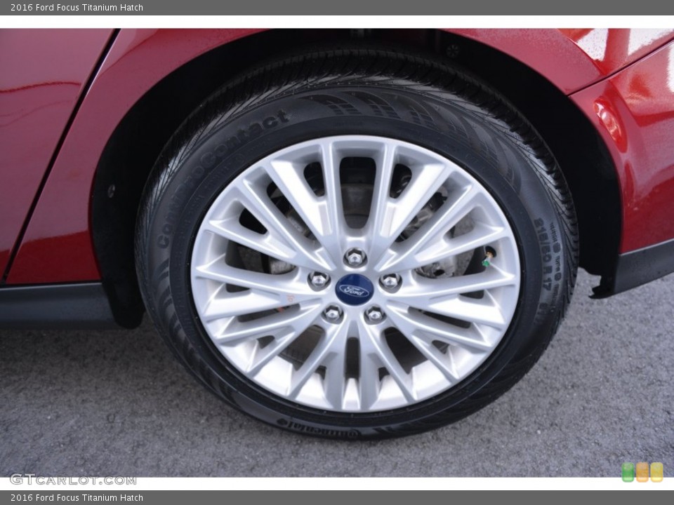 2016 Ford Focus Titanium Hatch Wheel and Tire Photo #110447893