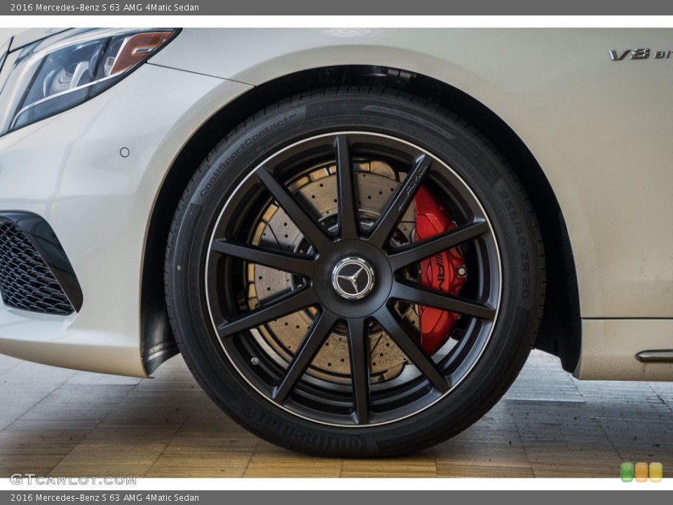 2016 Mercedes-Benz S 63 AMG 4Matic Sedan Wheel and Tire Photo #110458370