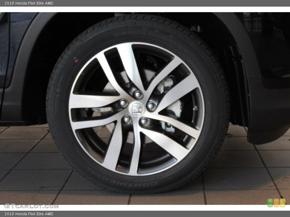 2016 Honda Pilot Elite AWD Wheel and Tire Photo #110474043