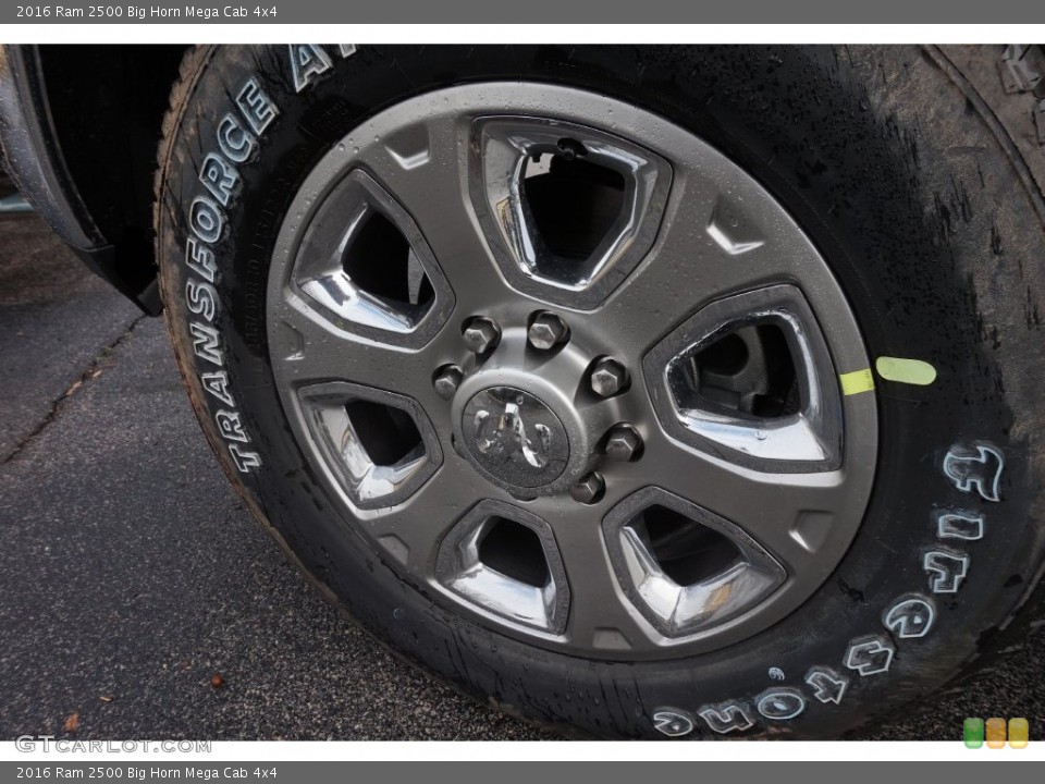 2016 Ram 2500 Big Horn Mega Cab 4x4 Wheel and Tire Photo #110480132