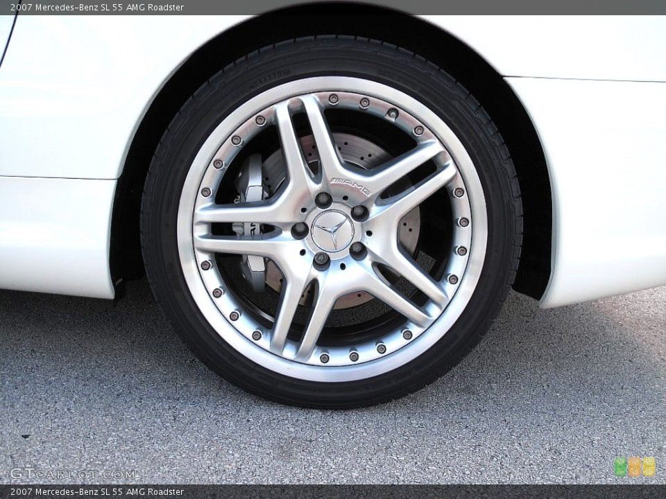 2007 Mercedes-Benz SL 55 AMG Roadster Wheel and Tire Photo #110497043