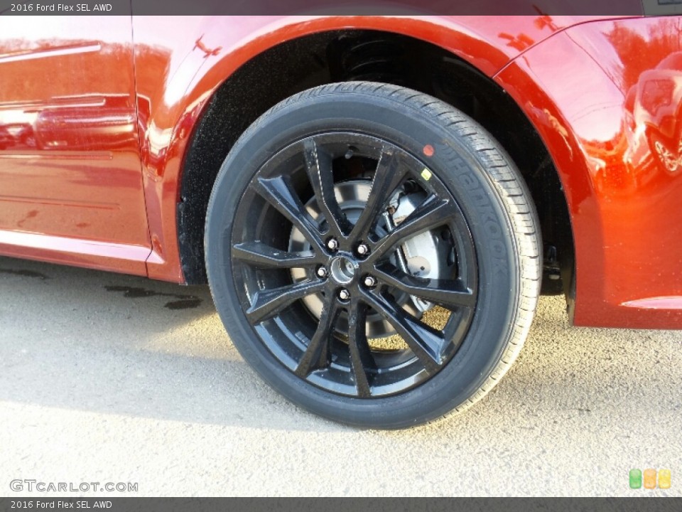 2016 Ford Flex SEL AWD Wheel and Tire Photo #110500322