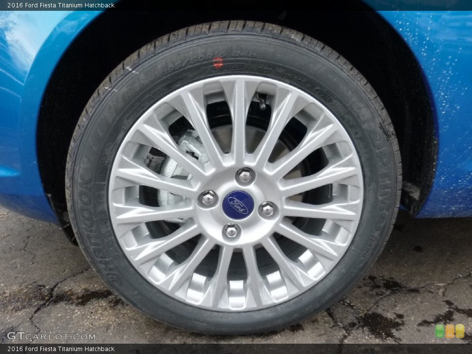 2016 Ford Fiesta Titanium Hatchback Wheel and Tire Photo #110501873