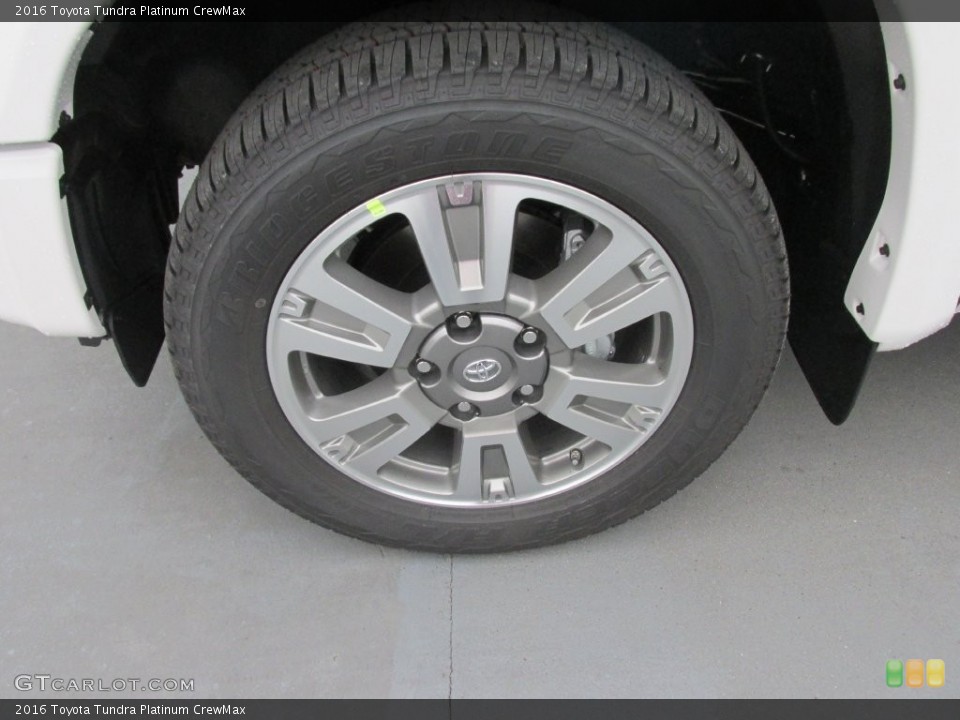 2016 Toyota Tundra Platinum CrewMax Wheel and Tire Photo #110516336