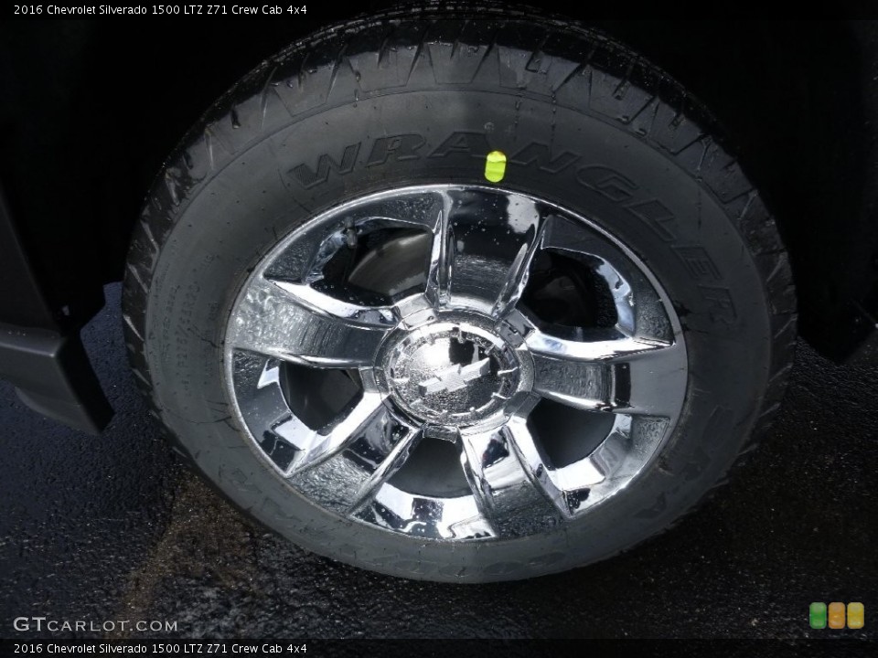2016 Chevrolet Silverado 1500 LTZ Z71 Crew Cab 4x4 Wheel and Tire Photo #110524541