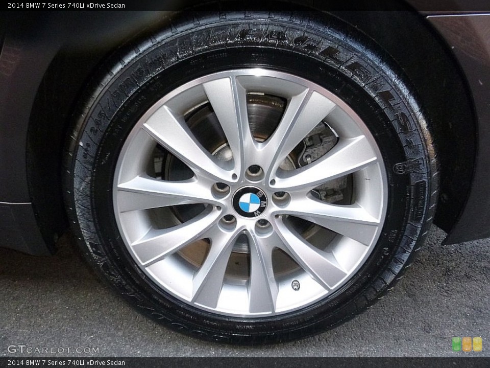 2014 BMW 7 Series 740Li xDrive Sedan Wheel and Tire Photo #110627851