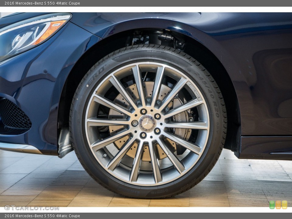 2016 Mercedes-Benz S 550 4Matic Coupe Wheel and Tire Photo #110682836