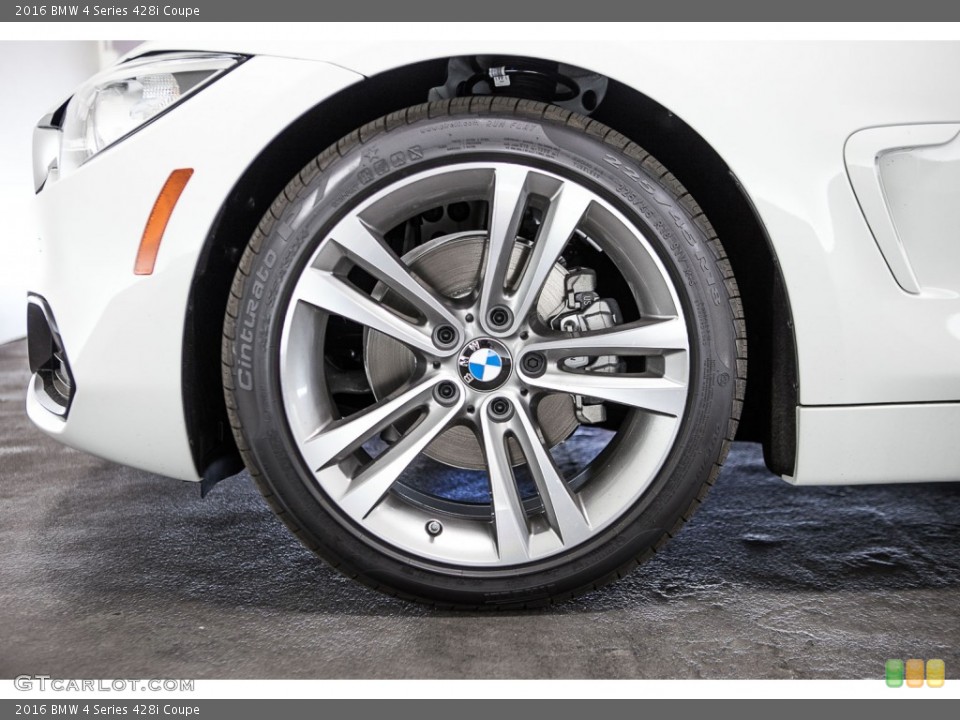 2016 BMW 4 Series 428i Coupe Wheel and Tire Photo #110702677