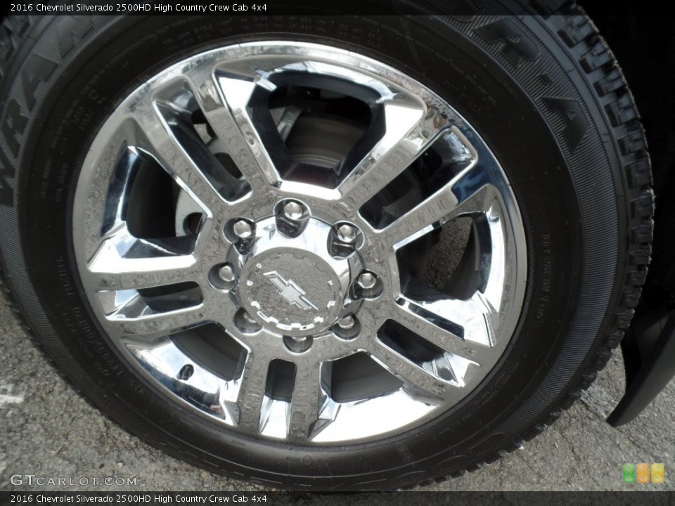 2016 Chevrolet Silverado 2500HD High Country Crew Cab 4x4 Wheel and Tire Photo #110732017