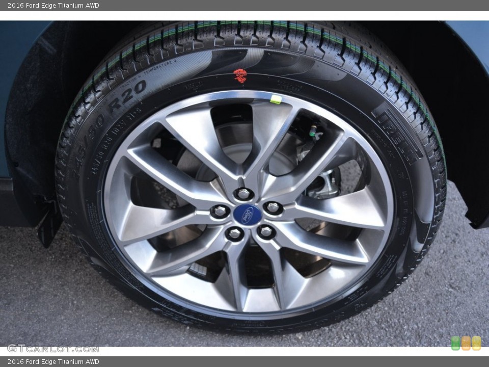 2016 Ford Edge Titanium AWD Wheel and Tire Photo #110737327