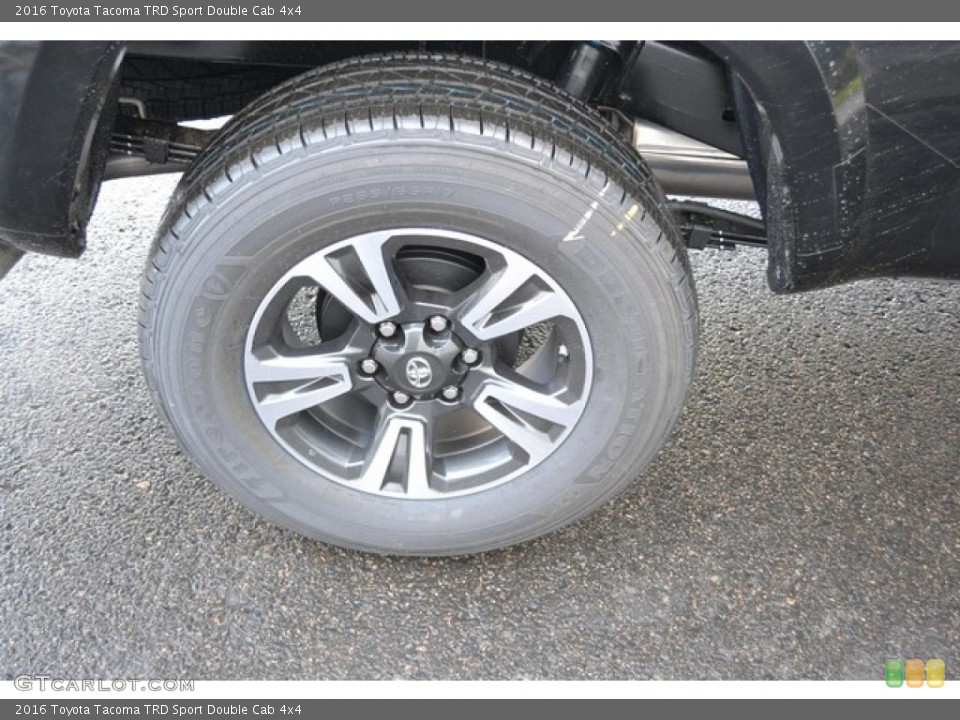2016 Toyota Tacoma TRD Sport Double Cab 4x4 Wheel and Tire Photo #110738380