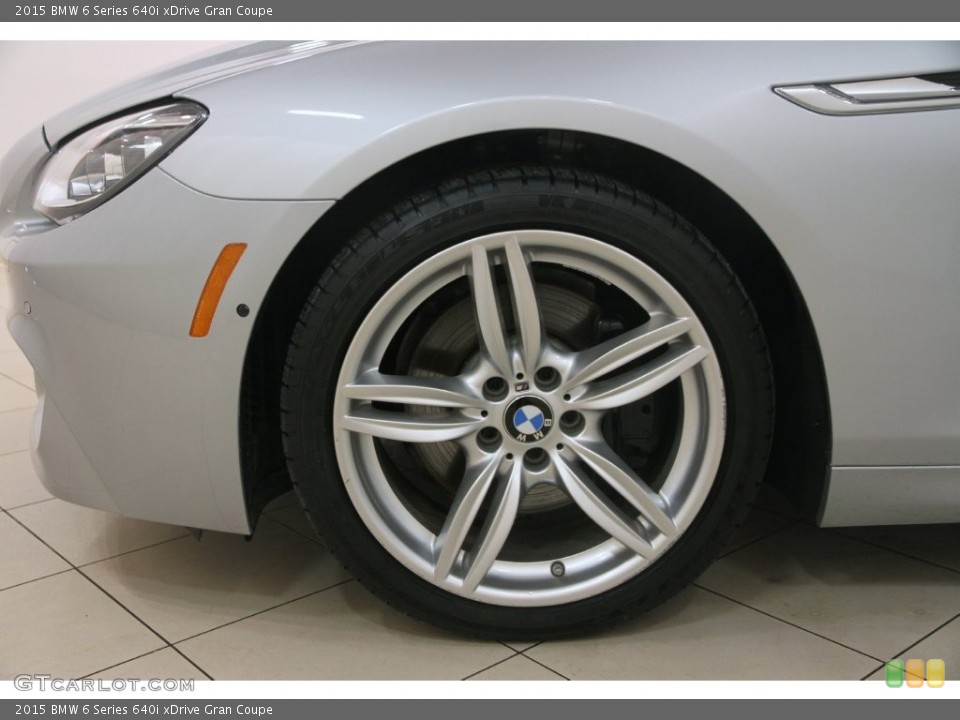 2015 BMW 6 Series 640i xDrive Gran Coupe Wheel and Tire Photo #110777274