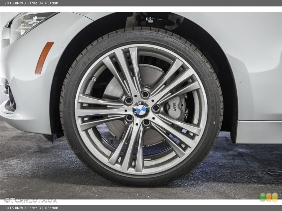 2016 BMW 3 Series 340i Sedan Wheel and Tire Photo #110849453