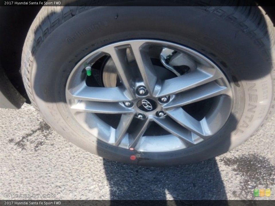 2017 Hyundai Santa Fe Sport FWD Wheel and Tire Photo #110854316