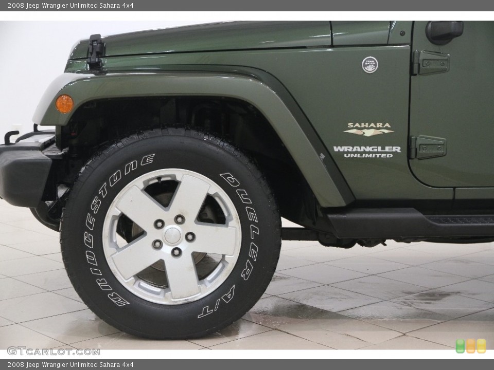 2008 Jeep Wrangler Unlimited Sahara 4x4 Wheel and Tire Photo #110865590