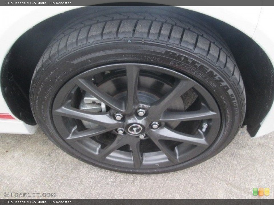 2015 Mazda MX-5 Miata Club Roadster Wheel and Tire Photo #110879419