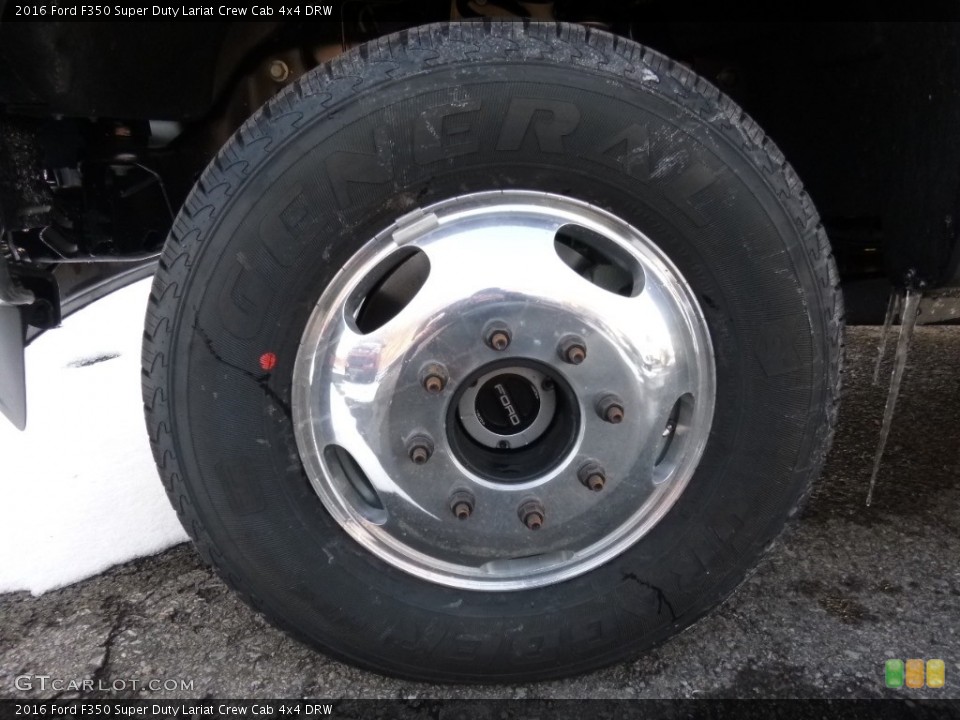 2016 Ford F350 Super Duty Lariat Crew Cab 4x4 DRW Wheel and Tire Photo #110900320